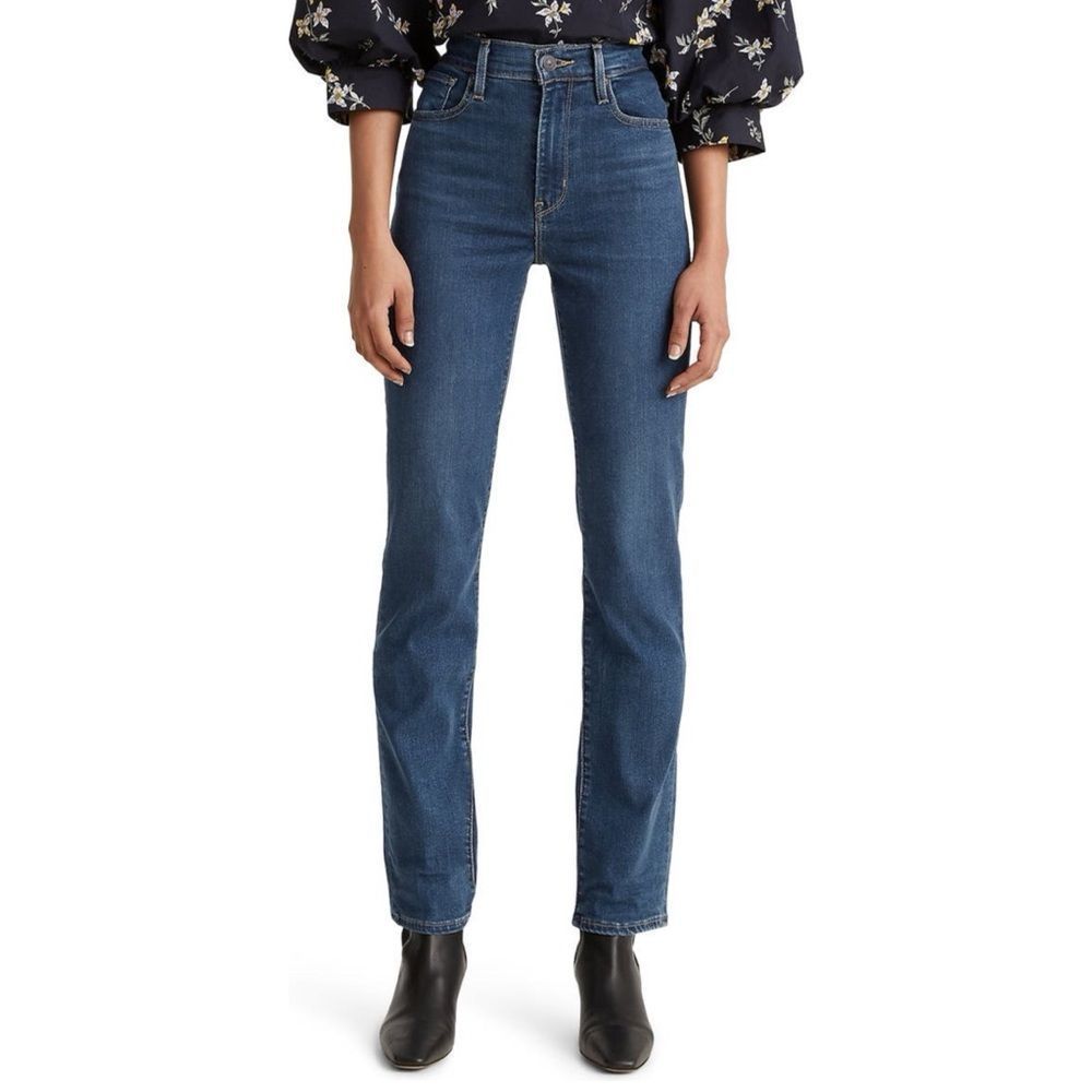 LEVI’S 724 High Waist Straight Leg Jeans. Color:Bogota Boogie . New with Tag!